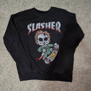 Michael Myers Halloween Slasher Parody Sweatshirt Size S